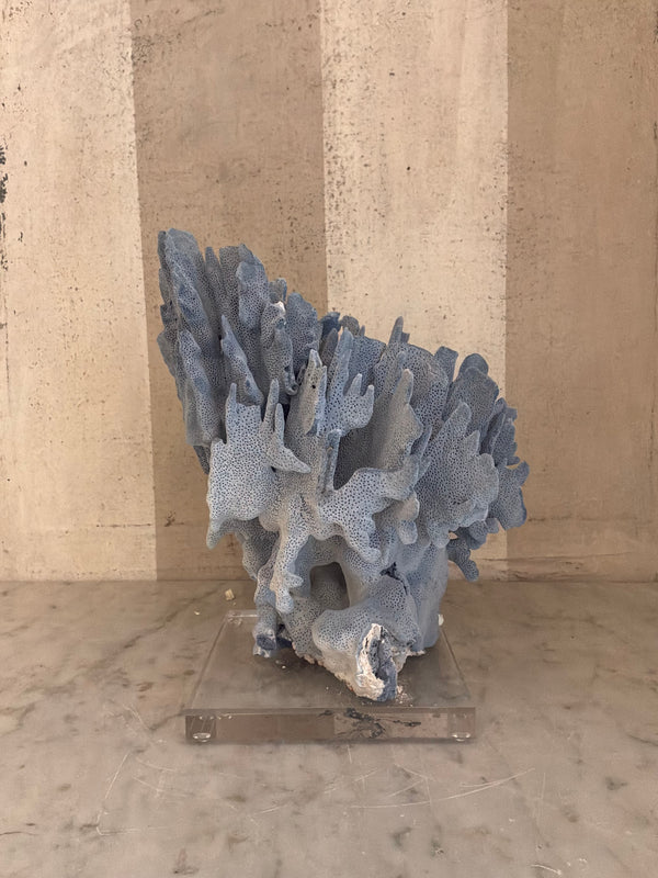 Cerulean Coral Sculpture