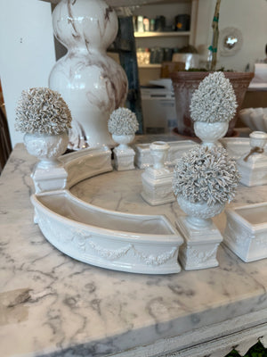 Bianco Candela Topiary Set