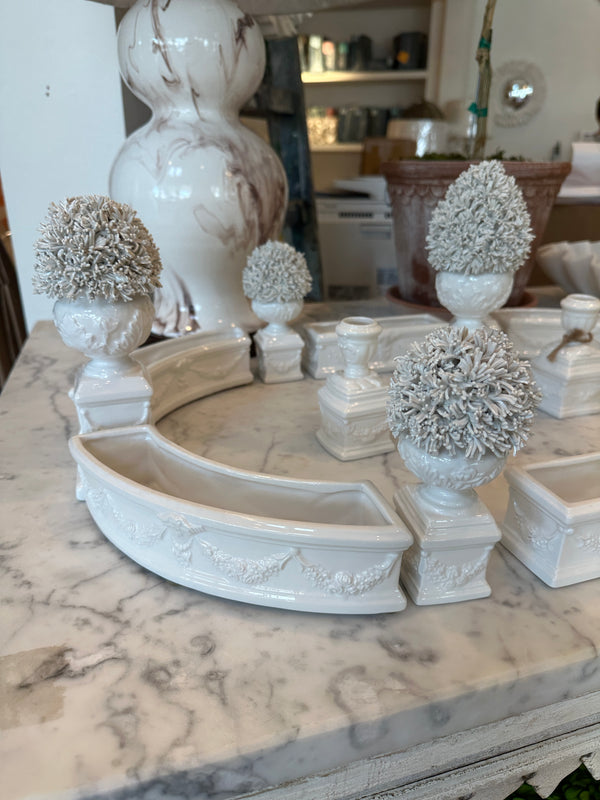 Bianco Candela Topiary Set