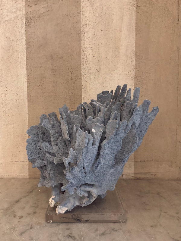 Cerulean Coral Sculpture