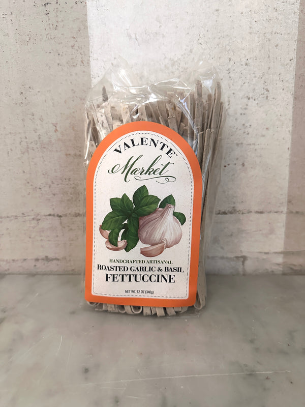 Roasted Garlic & Basil Fettuccine Pasta