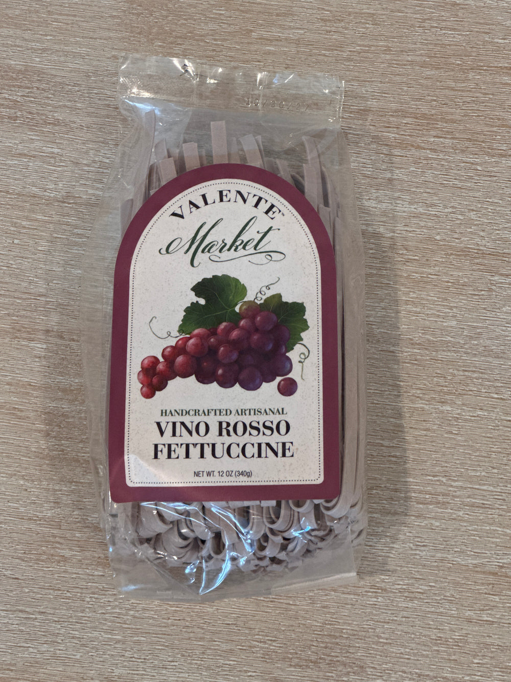 Vino Rossa Fettuccine Pasta