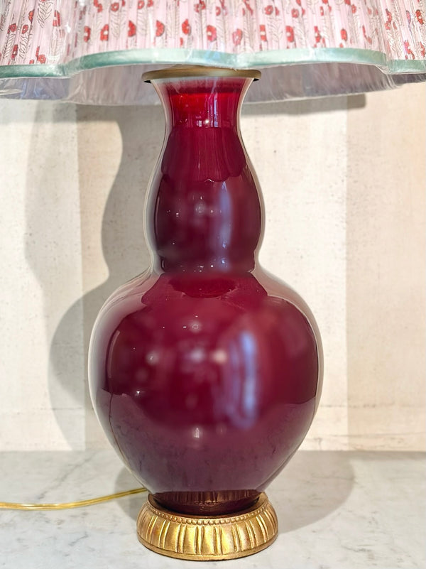 Garnet Glaze Lamp