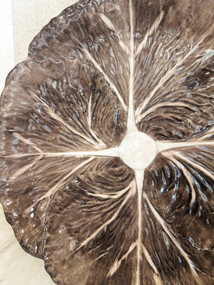 Brown Radicchio Dinner Plate