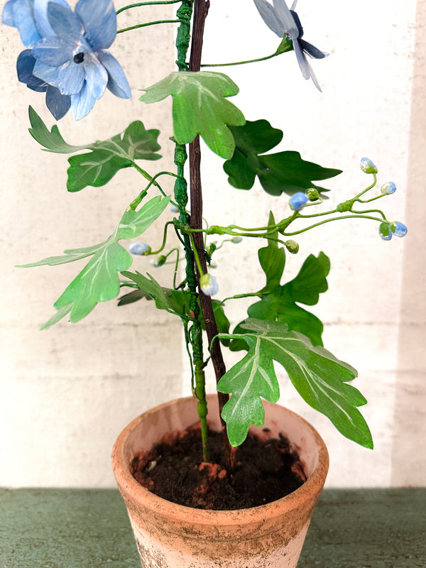 Blue Violet Pot Sculpture