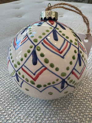 Hand-Painted  Italian Ornament Large