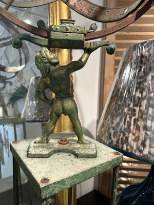 Vintage French Copper & Iron Armilary