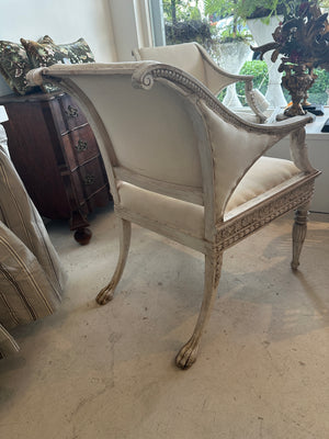 Antique Swedish Picea Abies Armchair