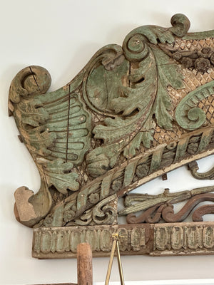 Antique Vittoria Wood Panel