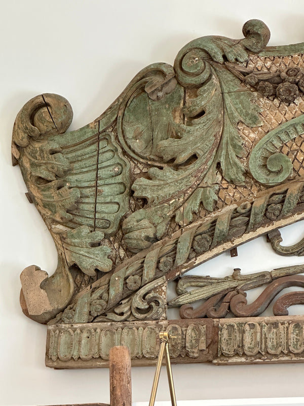 Antique Vittoria Wood Panel