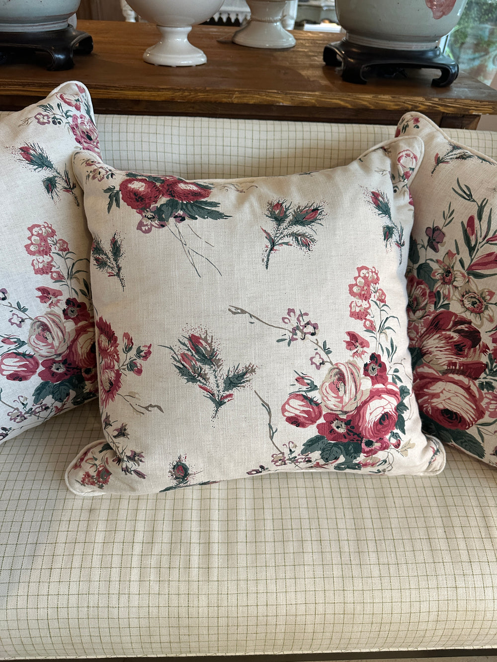 Rose Bouquet Pillow