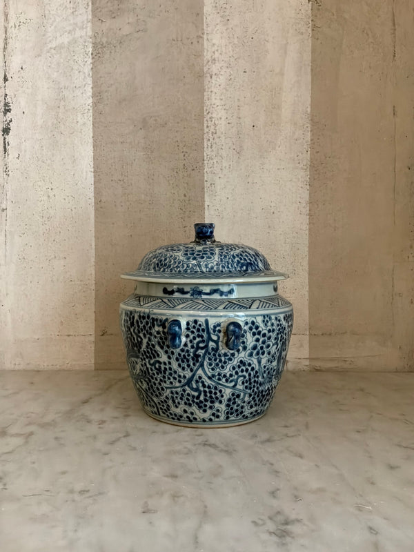 Cobalt Grove Lidded Jar