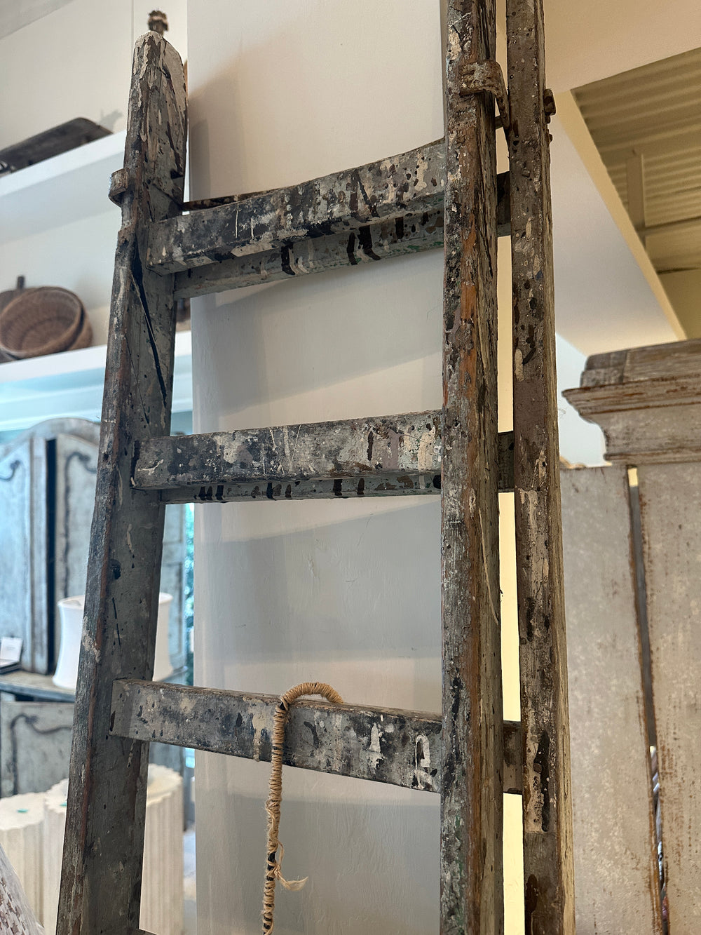French Splatter Paint Ladder