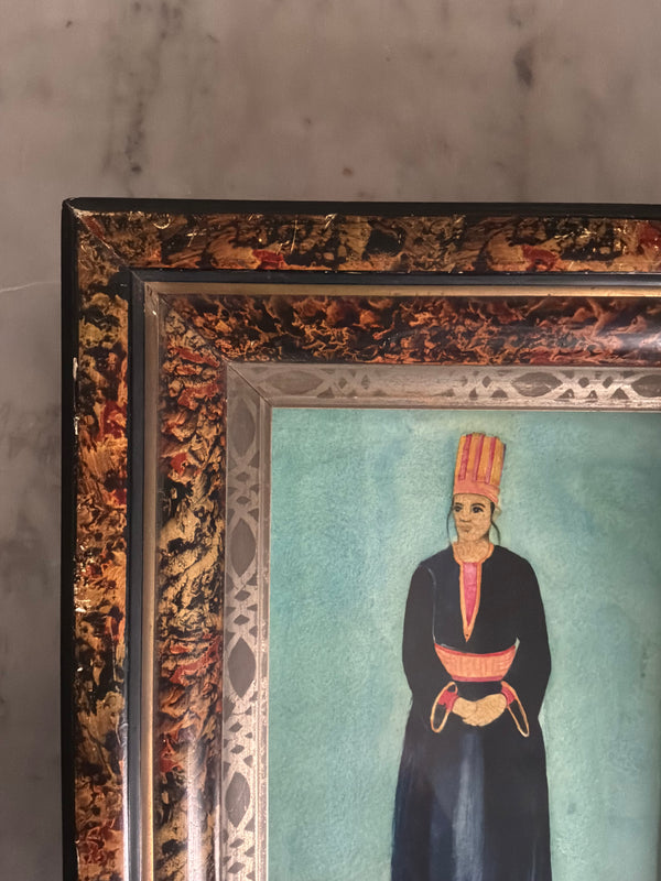Sultan in Navy Robe