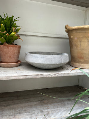Round Concrete Bowl Small