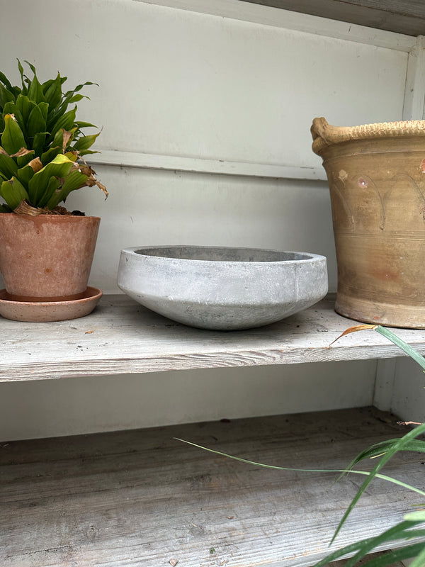 Round Concrete Bowl Small