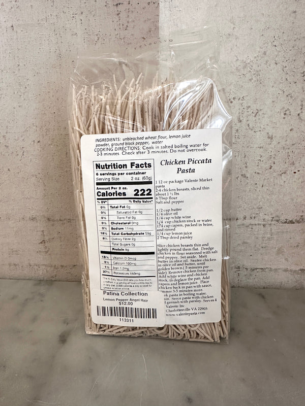 Lemon Pepper Angel Hair Pasta