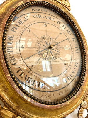 Clairmont Giltwood Barometer