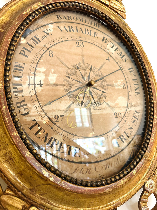 Clairmont Giltwood Barometer