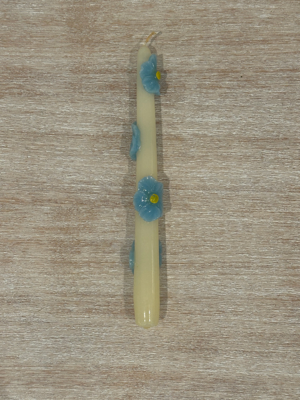 Fiore Blu Hand-Painted Candlestick- Set of 2