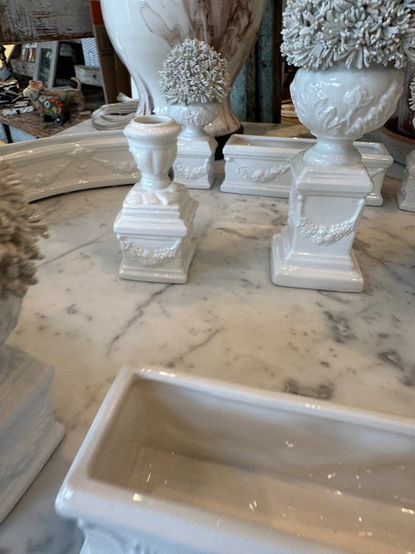Bianco Candela Topiary Set