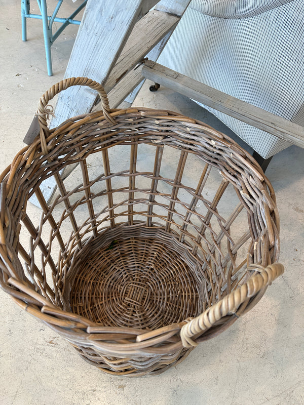 Wicker Handle Basket