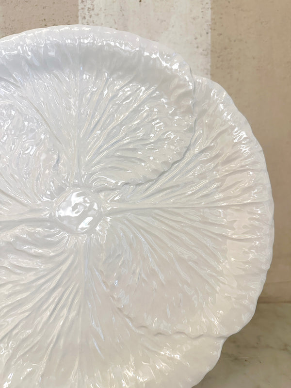 White Radicchio Dinner Plate