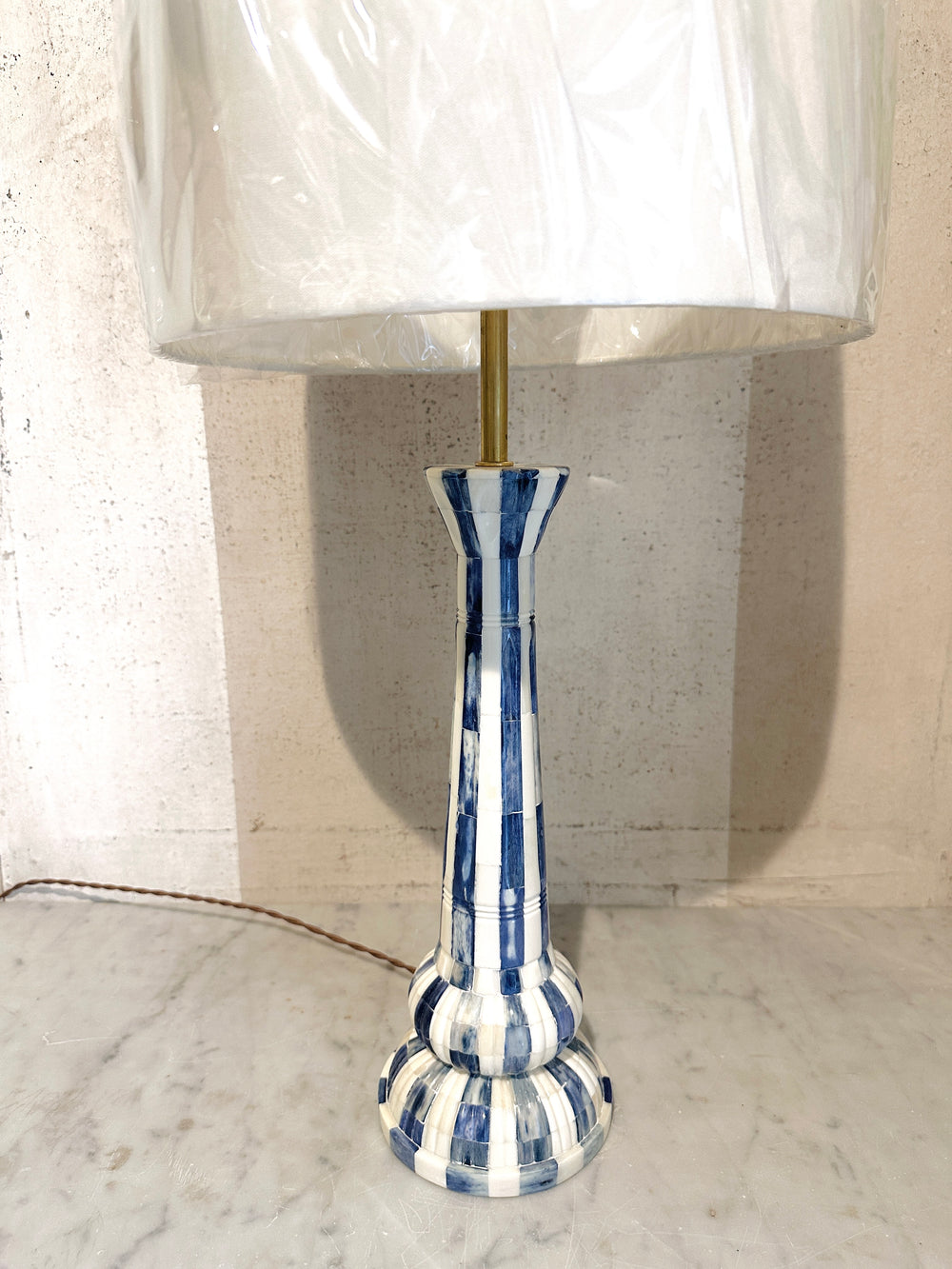 Stripe Shree Baba Lamp Base
