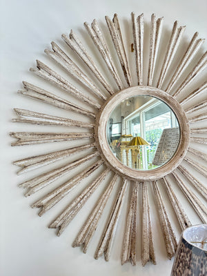 Carved Sunburst Mirror XLarge