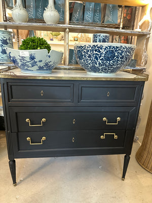 Antique Louis XVI Marble Top Commode