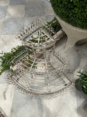 Antique Wire Plant Stand