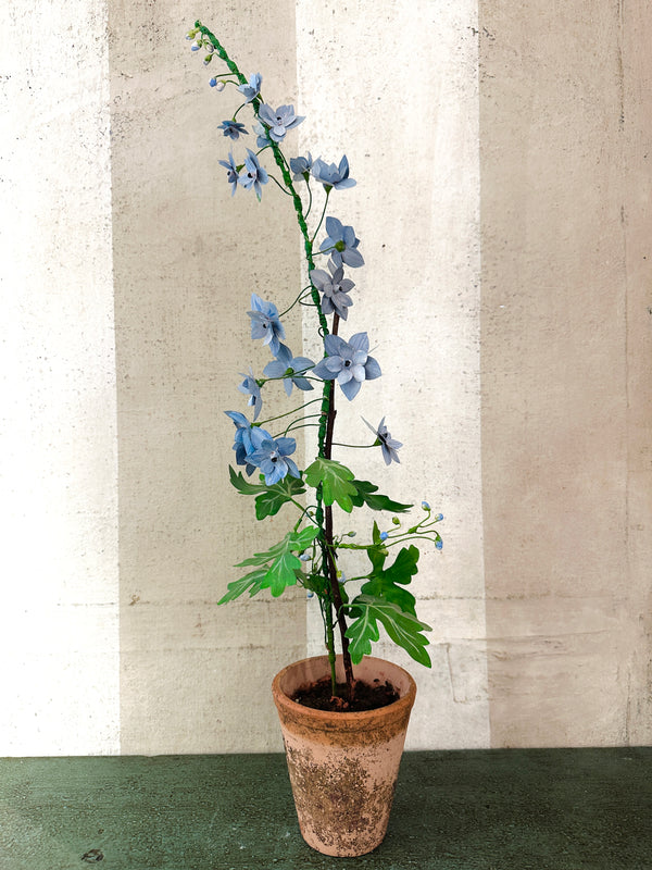 Blue Violet Pot Sculpture