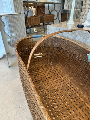 Vintage Handled Basket