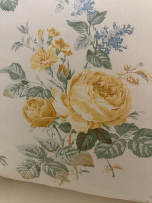 Jane Churchill Yellow Roses Pillow