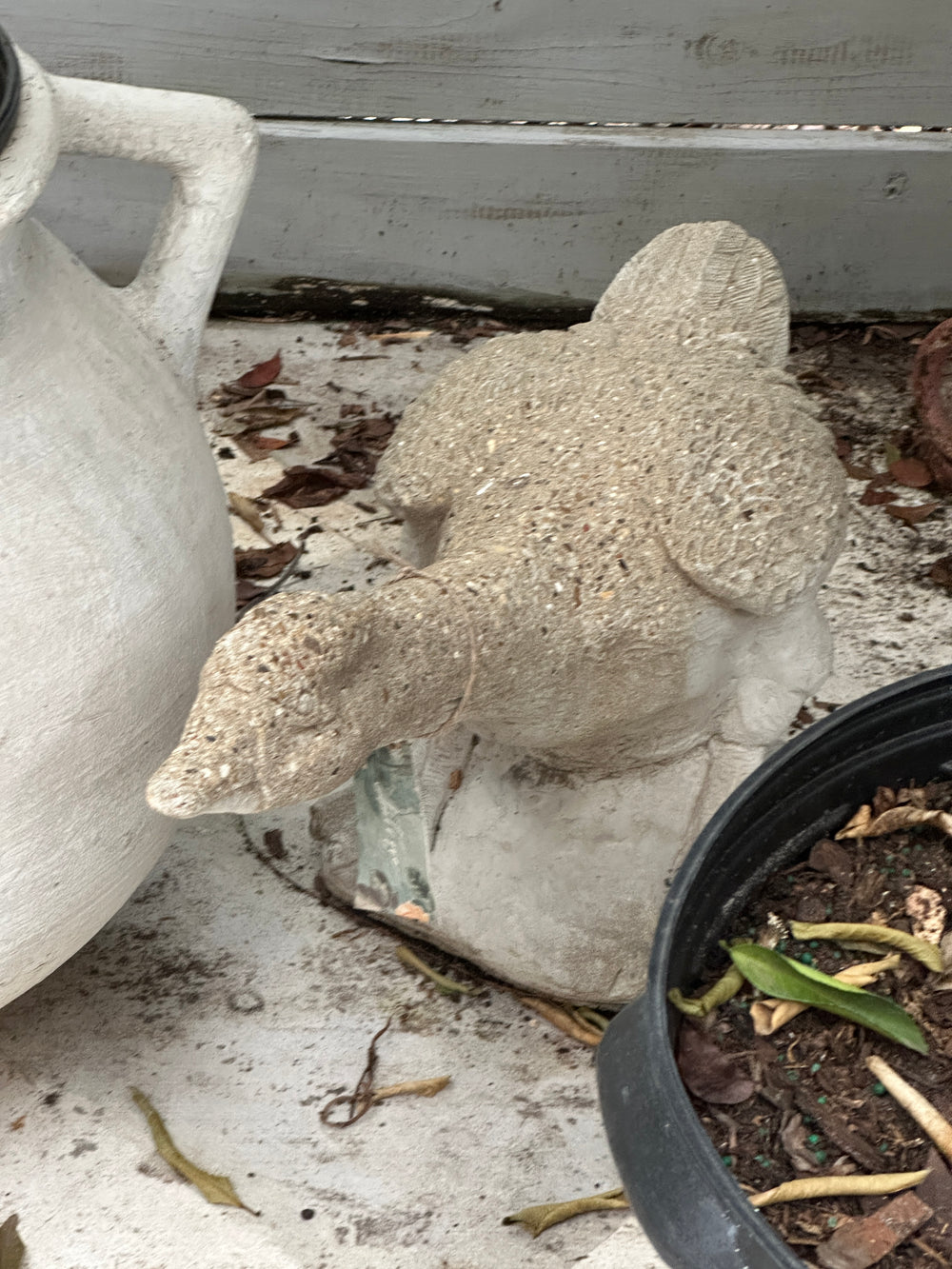 Antique Stone Duck