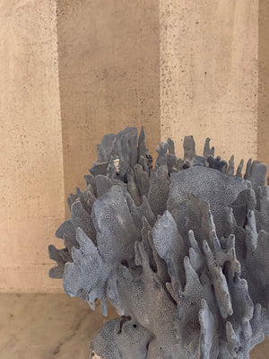 Cerulean Coral Sculpture