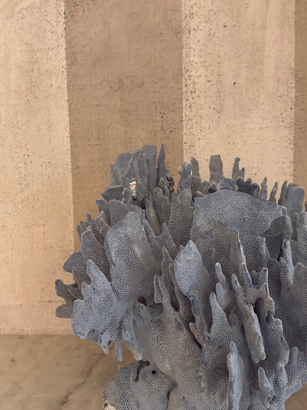 Cerulean Coral Sculpture