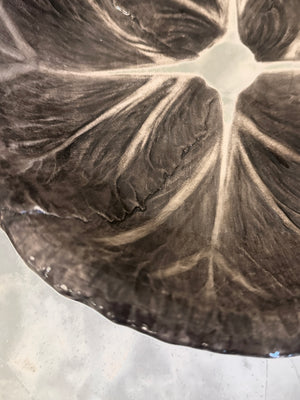 Brown Radicchio Serving Bowl