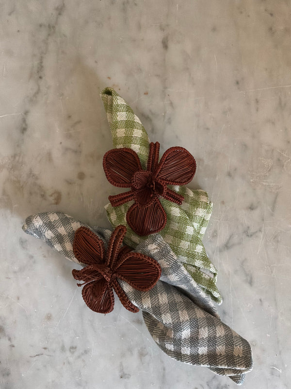 Orchid Napkin Rings – Set of 6
