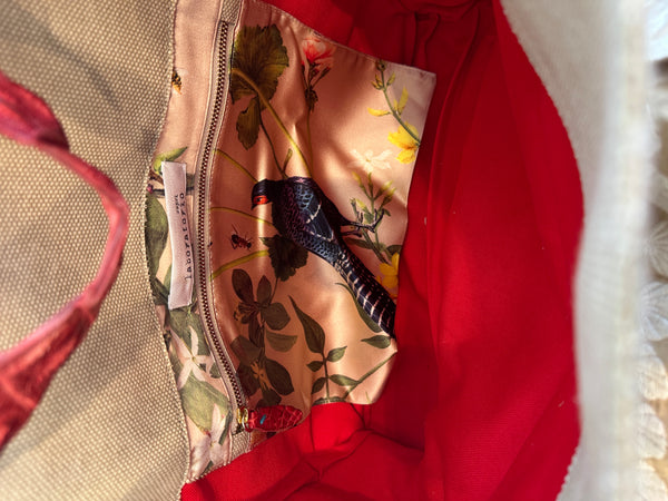 Croc Handle Tote Large