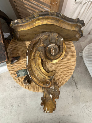 Antique Italian Wood Corbel