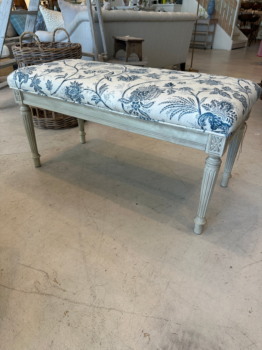 Vintage Scarlett Bench