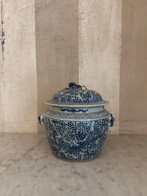 Cobalt Grove Lidded Jar