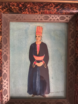 Sultan in Navy Robe