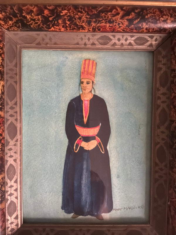 Sultan in Navy Robe