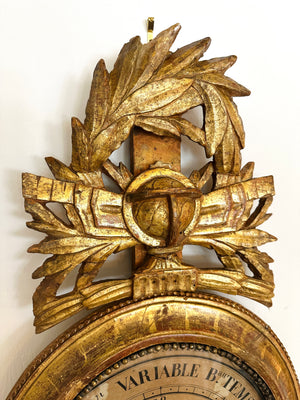 Clairmont Giltwood Barometer