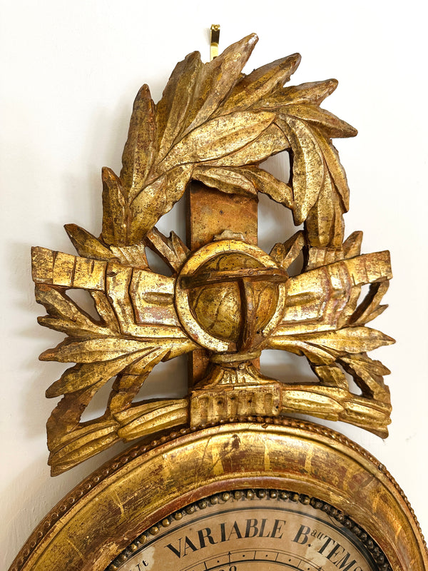Clairmont Giltwood Barometer