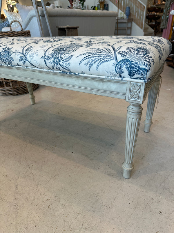 Vintage Scarlett Bench