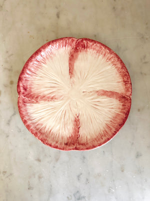 Pink/Cream Radicchio Salad Plate
