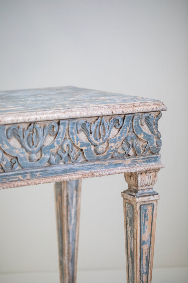 Casimir Antique Louis XVI Carved Console
